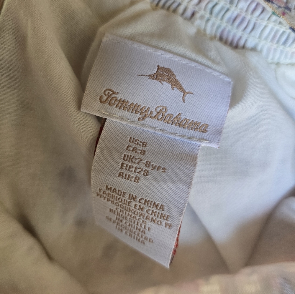 Tommy Bahama Floral Kids Dress Size 8yrs NWOT - Picture 4 of 5